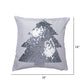 Holiday Tree Sequin & Silk Pillow