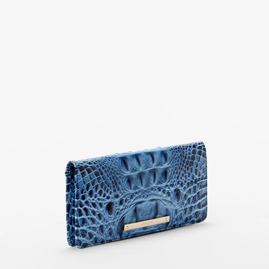 Brahmin Melbourne Collection Ady Wallet, Blue Serenade