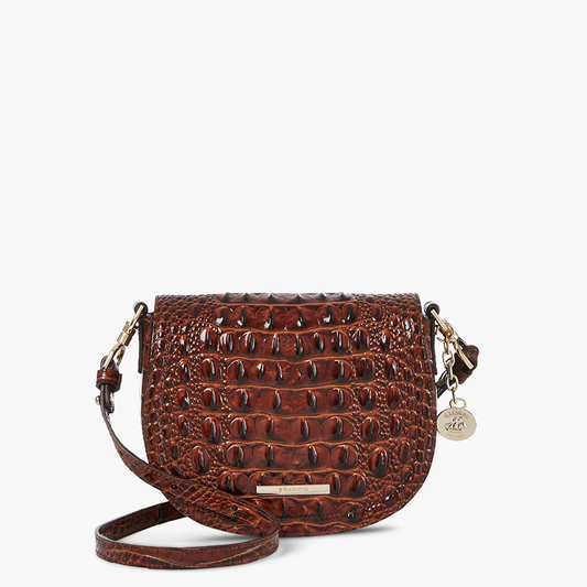 Brahmin Melbourne Collection Briar Crossbody, Pecan