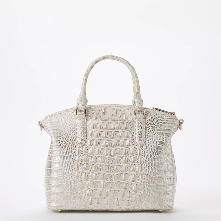 Brahmin Melbourne Collection Duxbury Satchel, Ivory Dream