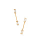 Kendra Scott Juliette Drop Earrings, White Crystal